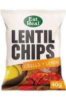 Eat Real Lentil Chilli and Lemon - 18 x 40g pack